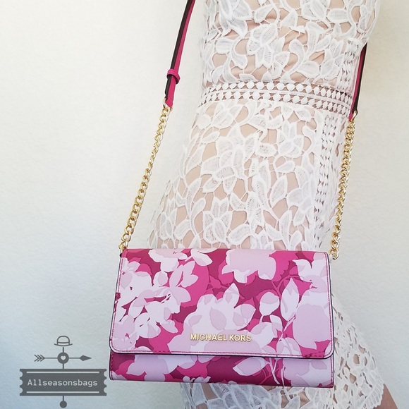 NWT Michael Kors Jet set travel crossbody granita - Picture 3 of 8